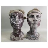 Antique classical Greco-Roman style lady head