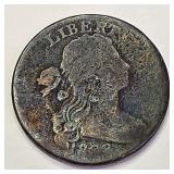 1796ï¿½1807 U.S. Draped Bust large cent, date