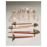 Group of vintage Toledo letter openers