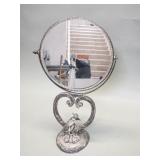 Vintage silver plate figural dual sided table