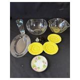 Lot of vintage glass