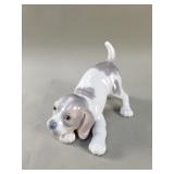Lladro porcelain dog figurine