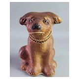 Vintage Chinese rattan dog figure