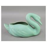 Bauer pottery swan planter