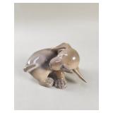 Denmark porcelain dog figurine