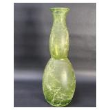 Mid-century spaghetti string art glass vase