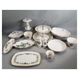 Group of vintage Lenox "Holiday" pattern dishes,