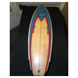 Vintage Midget Smith California surfboard twin fin