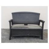 Suncast plastic storage bench