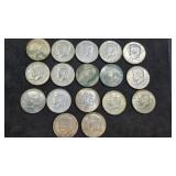 17 1965-1969 Kennedy Silver Clad Half Dollar