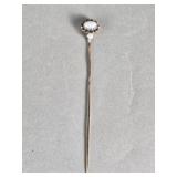 10k gold and opal stick pin