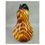 Hand blown art glass gourd figure