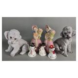 Group of ceramic figures
