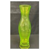 Vintage uranium glass vase