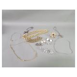 Vintage designer jewelry: necklaces, earrings,