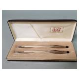 Cross 10K gold filled pen and and pencil set