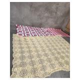 3 hand made Afghans