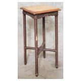 Vintage woven plant stand