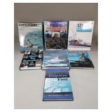 Group of military history books focused on WW2