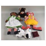 Gambina doll #1651, The Rare Bear, and Muttzah