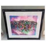 Signed Martino Dorce watercolor