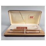 Vintage cross 14K gold filled pen and mechanical