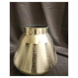 Contemporary  decorative  metal vase