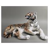 Porcelain tiger figure made in the USSR
