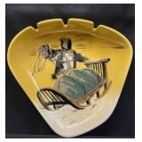 Vintage Alaskan dog sled ash tray by Sacha B