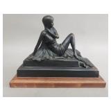 Signed composite sculpture