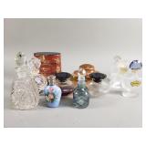 Group of vintage perfume bottles