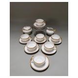 Group of Haviland & Co. Limoges (France) cups,