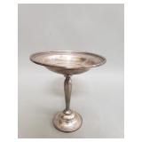 Weighted sterling silver compote