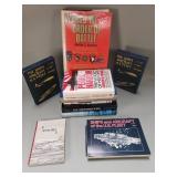 Group of vintage ship and aircraft books