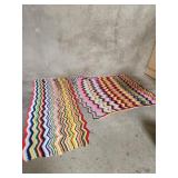 2 pc hand made Afghans