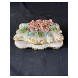 Vintage porcelain trinket box