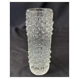 Vintage Czech art glass case