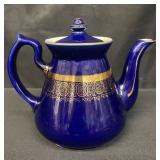 Vintage Hall China coffee pot with 22k gilt