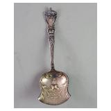 Antique sterling silver sugar shovel
