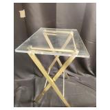 Mid century modern snack  folding  table
