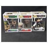 Lot of 3 Funko Pops