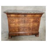 Victorian dresser with marble top