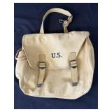 World War II U.S. army canvas bag