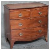 Antique walnut chest of drawers