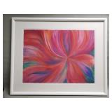 Signed Lucy Arnold pastel "Energy Flow"