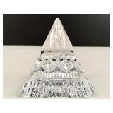 Vintage Waterford cut crystal pyramid