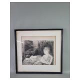David Edgar etching