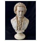 Ceramic Mozart sculpture