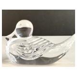 Vintage Waterford crystal mallard duck