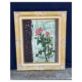Framed Helga Schweininger signed oil painting